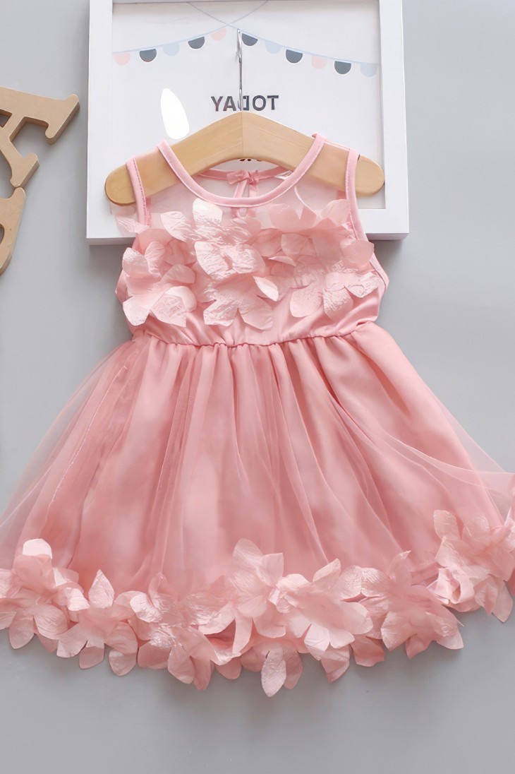 Robe Princesse Bébé Fille Pétales de Fleurs – Petal