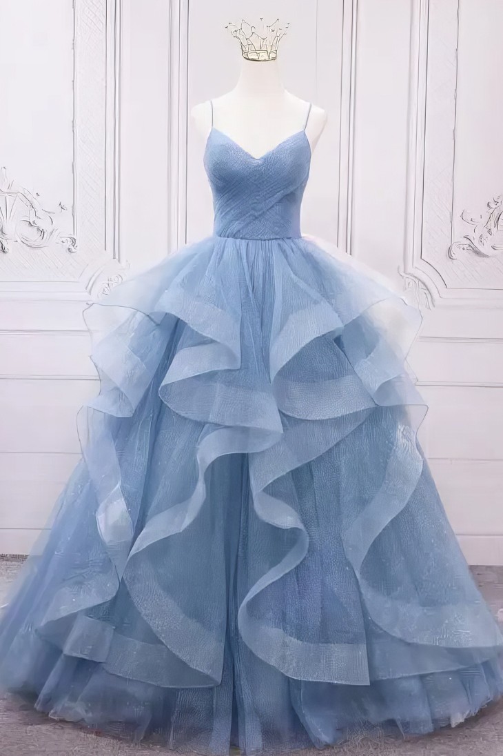 Robe de Princesse Bleu Adulte – Marina